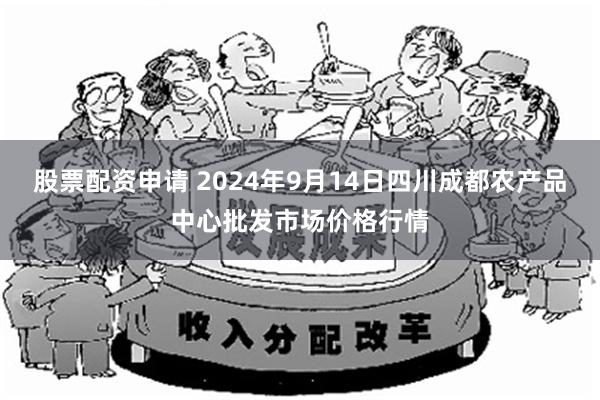 股票配资申请 2024年9月14日四川成都农产品中心批发市场价格行情