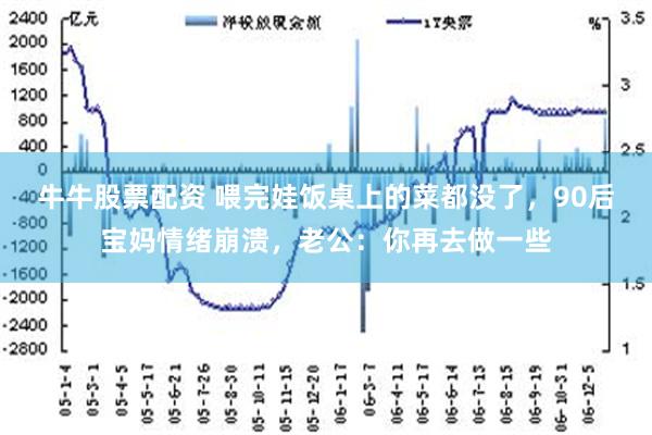 牛牛股票配资 喂完娃饭桌上的菜都没了，90后宝妈情绪崩溃，老公：你再去做一些