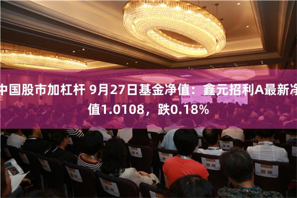 中国股市加杠杆 9月27日基金净值：鑫元招利A最新净值1.0108，跌0.18%