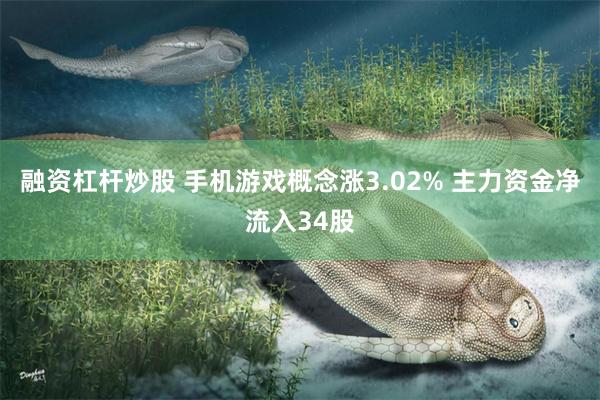 融资杠杆炒股 手机游戏概念涨3.02% 主力资金净流入34股