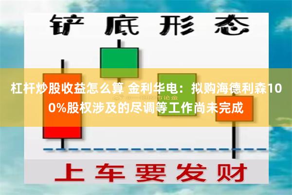 杠杆炒股收益怎么算 金利华电：拟购海德利森100%股权涉及的尽调等工作尚未完成